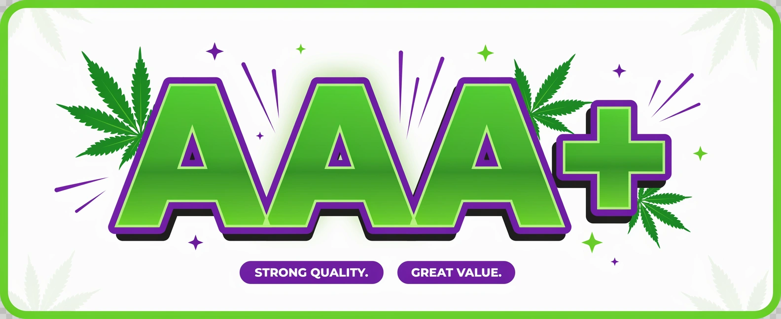 AAA+ Cannabis Flower โ Heavy hitters, proven strains ยท THC 30-32%